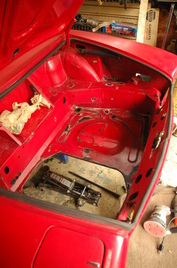 Fiat Spider 2000 trunk